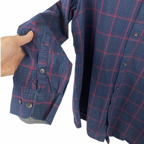 Men’s Kenneth Cole NY Plaid Button down Shirt - Picture 3 of 5